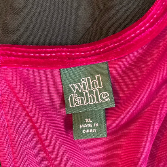 Fuchsia Crushed Velvet Dress - Picture 11 of 14